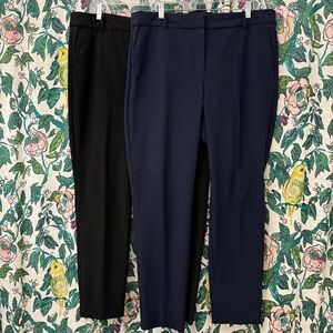 J. Crew Ruby Full Length Pants | 2 pairs | Size 16 🖤💙